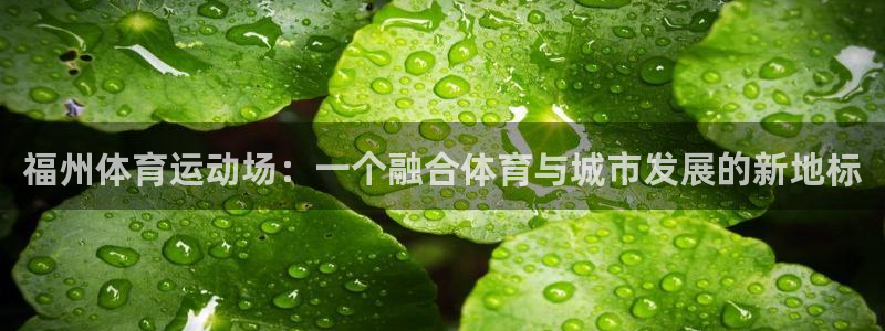 意昂3注册：福州体育运动场：一个融合体育与城市发展的新地标