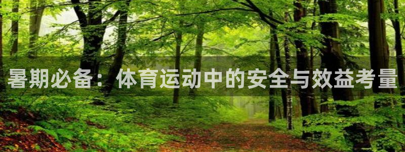 佛山市南海意昂机电仪器有限公司：暑期必备：体育运动中的安全与效益考量
